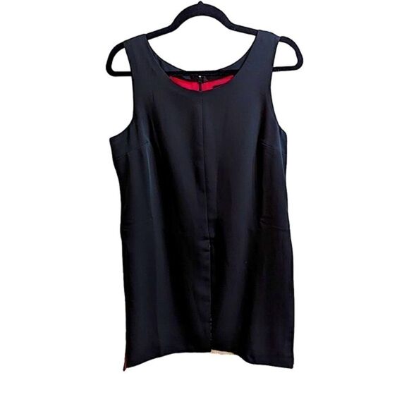 Evening Dress – Size 10 Tommy Hilfiger Black & Red Sequin Panel - Picture 1 of 5
